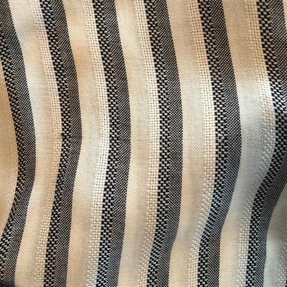 NWT ELAN Women’s Med Grey Stripe Cold Shldr Shirt - Picture 8 of 8